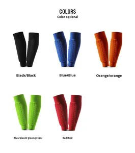 Bóng đá bảo vệ ống chân miếng đệm ống chân cho trẻ em thanh niên người lớn, bê nén tay áo với miếng đệm tổ ong, hỗ trợ tùy chỉnh - Product Image 3