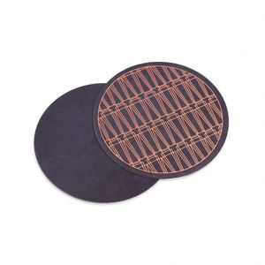 Sous-verres en papier absorbant en cellulose réutilisables avec logo personnalisé pour boissons (bière, bar) - Product Image 4