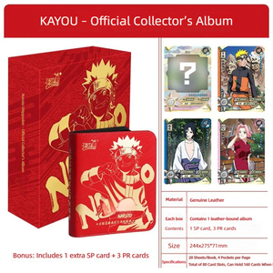 KAYOU Gioco di Carte Anime Originale <span class=keywords><strong>Shippuden</strong></span> [Album da Collezione con Angoli Arrotondati e Copertina Rigida] 20 Pagine per Album 4 Pannelli - Product Image 2