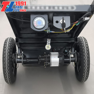 Wheels Heavy Load Transport Trolley Construction Brick <b>Cart</b> 600kg Battery Powered Dumping Hand-propelled Inclined Brick Pulling - Product Image 4