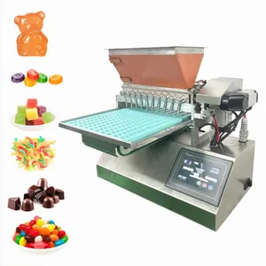 high speed shenzhen juicy jelly gummy bear licorice toffee candy sugar coated coating molds making machine price in pakistan usa