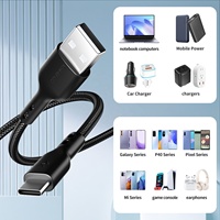 Cable de Datos USB a Tipo-C ESEEKGO G-31B de 1M/3.3FT, Trenzado de Nailon, Conductor de Cobre Puro para Android, Computadora y Auriculares, Anti-Rotura