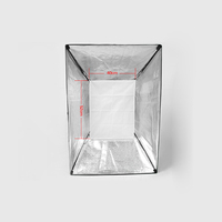 Kit d'Éclairage Professionnel de Studio 60*90cm avec Softbox Vidéo de 2m et Pied d'Éclairage Métallique à Télécommande