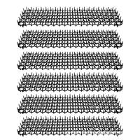 Bandes de pointes anti-chats en gros 49x14cm pour clôture de jardin, bordure de lit de culture surélevé, patio, rebord de fenêtre – Pointes en PP haute résistance directement de l'usine