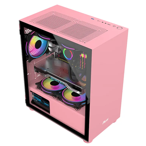 AS US Prime <span class=keywords><strong>AP201</strong></span> MicroATX Case 3,0 Placa base Mini-ITX con 3 ventiladores RGB/with240 Refrigerado por agua/Vidrio transparente lateral/USB - Product Image 6