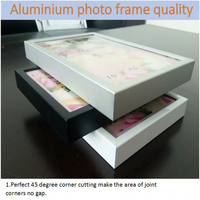 Cadre photo en métal A0 A1 A2 A3 A4 en alliage d'aluminium doré et argenté, modèle 2026, vente chaude