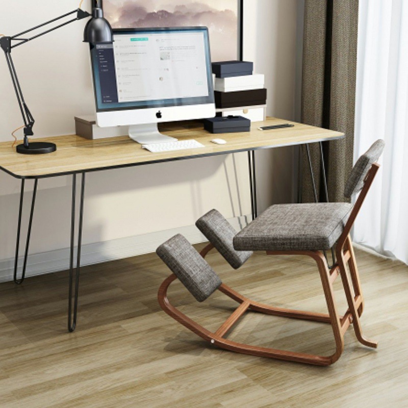 Le dossier de gris de lin de coton (couverture de siège peut enlevé et lavé)