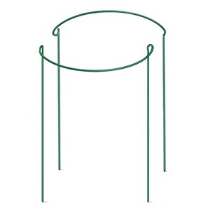 Piquets de Support de plantes de jardin en métal Semi-circulaire, Support pour fleurs, 10 pièces - Product Image 1