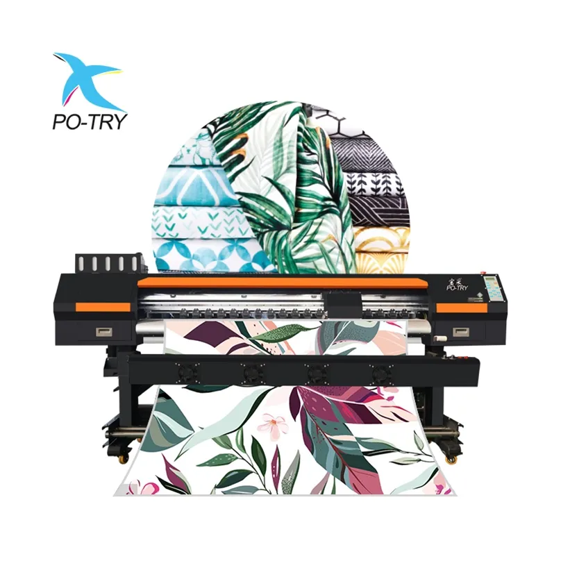 POTRY 1.8m width sublimation printer inkjet printer for polyester fabrics