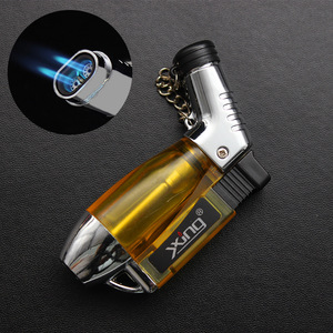 YX Tiange 1 Dual Fire Jet <span class=keywords><strong>Flamme</strong></span> Briquet Design Moderne En Plastique Coupe-Vent pour Cadeaux D'affaires En Gros - Product Image 1