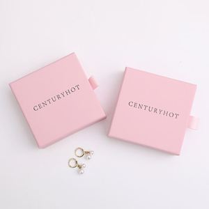Custom Logo Cardboard Drawer Jewelry Packaging <b>Box</b> <b>Gift</b> Boxes Necklace <b>Earring</b> Bracelet Ring Jewelry <b>Box</b> - Product Image 5