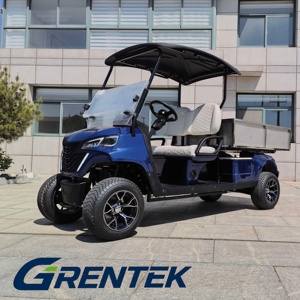 รถกอล์ฟไฟฟ้า GRENTEK 2 ที่นั่ง พร้อมกล่องเก็บสัมภาระ โครงเหล็ก สำหรับสนามกอล์ฟและถนนที่ไม่เป็นสาธารณะ - Product Image 2