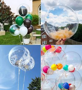 Globos redondos transparentes Globos transparentes <span class=keywords><strong>Bobo</strong></span> Globos de burbujas 12 "18" 20 "24" 36 pulgadas Suministros de decoración de fiesta - Product Image 4