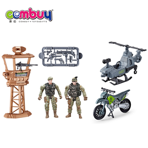 Ensemble de jeu pour enfants, mini-modèles de véhicules, figurines, jouets, soldats en <span class=keywords><strong>plastique</strong></span> - Product Image 4