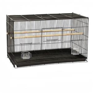 Vendeur chaud grande villa d'oiseaux en métal de luxe cadre en fer robuste <span class=keywords><strong>cage</strong></span> à oiseaux pour perruches et inséparables boîte à motif solide emballée - Product Image 1