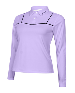 Handee Women's Navy Blue Short Sleeve Cotton <b>Polo</b> <b>Shirt</b> Solid Color Casual Style Breathable Woven Fabric Regular Fit - Product Image 6