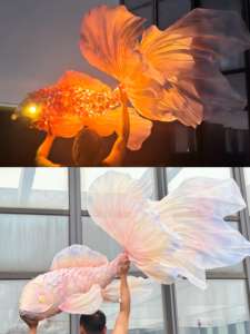 E225ใหม่อุปกรณ์จัดแสดงปลาคราฟพร้อมไฟตกแต่งงานแต่งงานอุปกรณ์งานเทศกาลปาร์ตี้ห้างสรรพสินค้าอุปกรณ์ประกอบฉากหน้าต่าง - Product Image 5