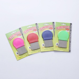 Vente en gros de fournitures modernes et écologiques pour animaux de compagnie peigne à <span class=keywords><strong>puces</strong></span> en acier inoxydable pour l'élimination des poux de chien et de <span class=keywords><strong>chat</strong></span> en matière plastique - Product Image 6