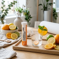 OEM Kreatin Brausetabletten Antioxidans Nahrungsergänzungsmittel Getränk 2 Tabletten Täglich für Männer & Frauen