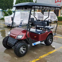 Voiturette de golf électrique 3 ou 4 places pour la chasse avec mode de suivi
