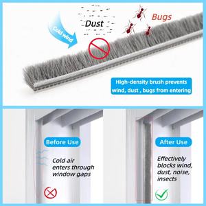 Harga pabrik segel pintu mohair sikat <span class=keywords><strong>strip</strong></span> jenis cuaca pengupasan segel <span class=keywords><strong>strip</strong></span> pintu geser/Aksesori jendela - Product Image 3