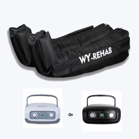 Appareil de massage par compression d'air portable VU à 4 chambres, système de récupération par compression pneumatique intermittente pour la circulation des jambes