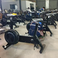OKPRO Bicicleta de Ejercicio Comercial para Gimnasio, Bicicleta de Resistencia con Ventilador, Bicicleta de Asalto, Bicicleta de Viento para Ejercicio