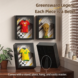 Juego de Bloques de Construcción de la Copa de Fútbol 2026, Modelo de Camiseta de Fútbol, Juguetes de Plástico ABS, Bloques Nano de Diamante, Regalo para Fanáticos del Fútbol - Product Image 2