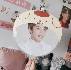 Bán Buôn Chất Lượng Cao Xách Tay PVC Rõ Ràng Nhự<span class=keywords><strong>a</strong></span> Hand Fans K-POP Sự Kiện Hàn Quốc Sao Hình Ảnh Tùy Chỉnh Kpop Picket Bì<span class=keywords><strong>a</strong></span> - Product Image 2