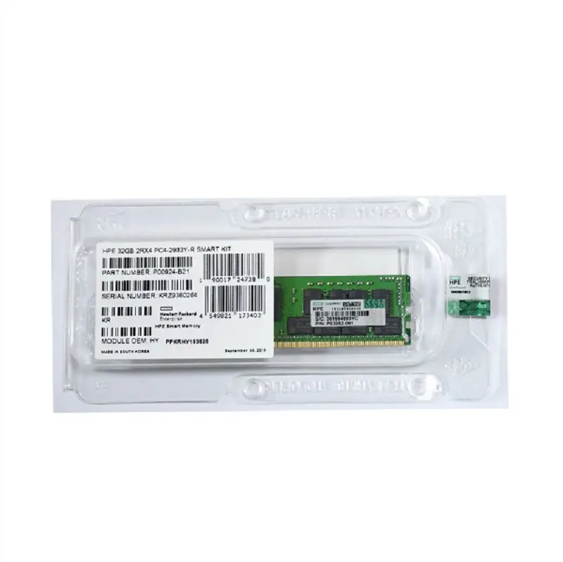 P00924-B21 HPE 32GB (1x32GB) Dual Rank x4 DDR4-2933 Smart Memory Kit