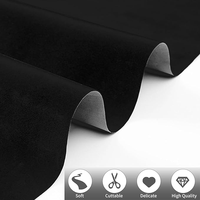 Offre Spéciale Premium 100% Polyester Ultra doux Microsuede auto-adhésif daim tissu pour voiture canapé rideau décor avancé tricot Tech
