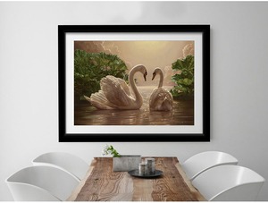 Bán buôn 7 inch vuông màu đen A4 tùy chỉnh kích thước gỗ khung hình HD Acrylic Glass hiển thị hình ảnh cho Trang chủ Deco tường Tabletop - Product Image 4