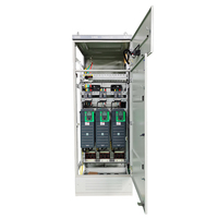Panel de Distribución y Tablero Automático de Factor de Potencia con Banco de Condensadores de 15kvar y Conmutador de 160A con MCCB y Medidor Analógico