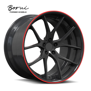 Rines de Carreras Cóncavos Forjados Personalizados Borui de 16 17 18 19 20 21 22 Pulgadas para Autos de Pasajeros, Nueva Aleación de Aluminio, PCD de 100 mm, 20 mm - Product Image 3