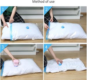 PA+PE PET+PE Material Clothing Organizer logo Printing <b>Vacuum</b> <b>Bag</b> for Bedding Use - Product Image 3