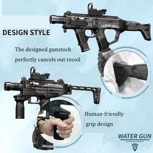 Pistola de agua eléctrica con luz y pulverizador, pistola de chorro automática potente de Súper Larga Distancia, juguete para jugar al aire libre para niños y adultos - Product Image 5