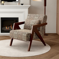 Fauteuil de salon en bois massif en gros, style moderne, nouvelle arrivée, haute qualité, fauteuil de salon, chambre à coucher