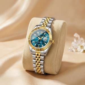 Reloj de Lujo para Mujer, Elegante, de Acero Inoxidable, con Cuarzo Coreano Luminoso, Moderno para Damas - Product Image 5