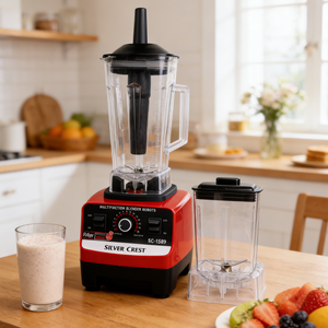 Licuadora de doble vaso con función de trituración, extractor de jugos, máquina doméstica para suplementos alimenticios y molinillo de alimentos - Product Image 1
