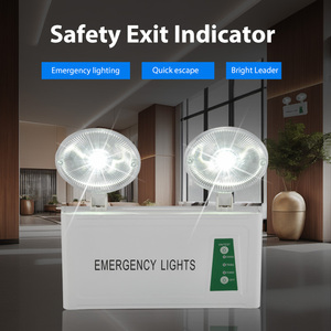 Sản phẩm mới giá rẻ giá 3W 90Min thời gian khẩn cấp Wall Mount sắt ABS trường trong nhà bệnh viện hai đầu dẫn ánh sáng khẩn cấp - Product Image 2