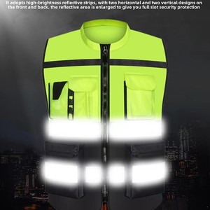 Cao cấp tùy chỉnh logo phản quang an toàn quần áo lớn nắp túi quần phản quang vest cho kỹ thuật khảo sát Lập Bản Đồ - Product Image 3