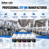 Encre d'impression DTF haute densité de couleur, sans sédiments, blanche, pour usine textile, film PET, service OEM, flux fluide, impression directe