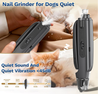 Plateforme mondiale de fourniture de coupe-ongles et de meuleuse pour animaux de compagnie 2 en 1 avec lumière LED, fonctionnement silencieux, visibilité claire des vaisseaux sanguins pour chiens et chats