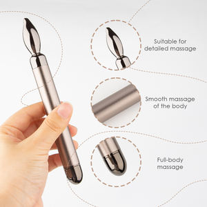 アンダーアイマッサージペン振動アイワント24Kゴールドビューティーバーふわふわ電気ファーミングアイリフトマッサージャーツール - Product Image 3