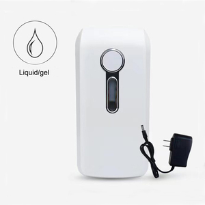 Dispensador de Jabón Automático sin Contacto HY-6809A(AD) de 1000 ml, Dispensador de Líquido de Plástico Moderno de Pared, Color Blanco, <span class=keywords><strong>para</strong></span> Hoteles - Product Image 1