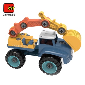 Coche <span class=keywords><strong>de</strong></span> Juguete Ecológico, Camión Excavador <span class=keywords><strong>de</strong></span> Juguete <span class=keywords><strong>de</strong></span> <span class=keywords><strong>Dibujos</strong></span> <span class=keywords><strong>Animados</strong></span>, Juguete Desmontable, Camión <span class=keywords><strong>de</strong></span> Juguete para Desmontar - Product Image 2