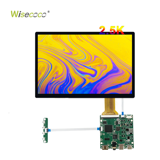 Wisecoco 10.5 Inch 2K IPS Oled Module Multi-touch 60hz 2560*1600 Mipi Amoled Touch Screen Amoled Display for Raspberry Pi
