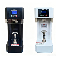 Machine de scellage intelligente non rotative portable pour bouteilles rondes en PET, jus, boissons gazeuses, et scelleuse de canettes à capuchon en aluminium