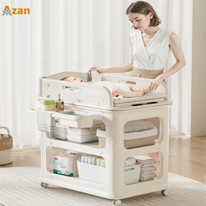 <span class=keywords><strong>Fasciatoio</strong></span> Intelligente Moderno in Plastica con Sensore di Pesatura di Precisione, Carrello Portaoggetti Multistrato Personalizzabile per Uso in Camera da Letto - Product Image 1