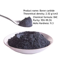 Différentes tailles de particules fil fourré carbure de bore résistance à l'usure prix de la poudre de carbure de bore poudre B4C pour plaque d'usure
